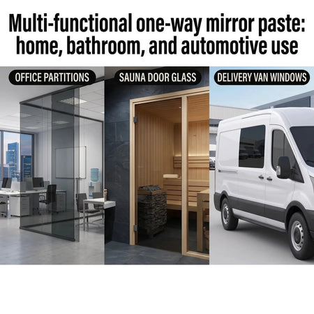 One-Way Privacy Vision Auto Glass Anti-Peep Cleaning Paste Professional Deep Clean Stain Dust All Glass Surfaces Compatible by InterCyprus Trading Ltd