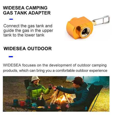 Widesea Camping Stove Propane Refill Adapter &ndash; Efficient Fuel Solution for Outdoor Cooking