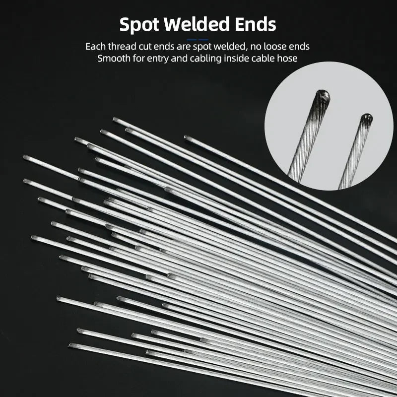 Deemount Brake Derailleur Cables Kit &ndash; Durable Carbon Steel Construction