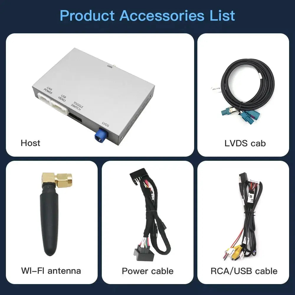 Wireless Carplay and Android Auto module for Peugeot SMEG 208 308 508 3008 C4 DS3 DS4 DS5 car radio Mirror Link multimedia by InterCyprus Trading Ltd