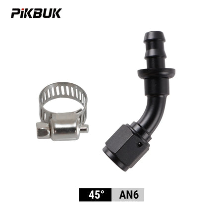 Reusable AN Push-On Hose Fittings With 0 45 90 180 Angles For Fuel Lines by InterCyprus Trading Ltd