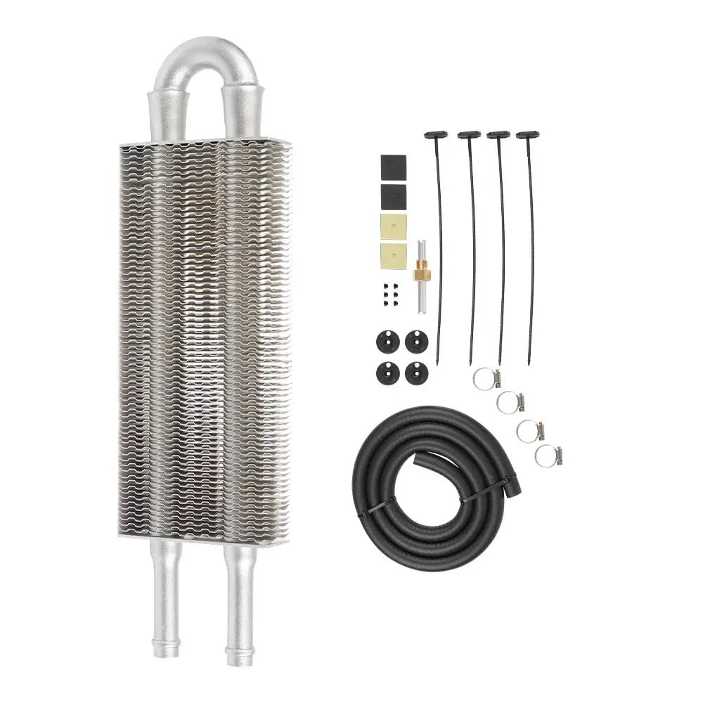 2 Row 4 Row 6 Row 8 Row 10Row 16Row Universal Remote Transmission Oil Cooler Auto-Manual Radiator Converter Aluminum Kit by InterCyprus Trading Ltd