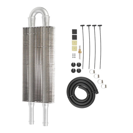 Universal 2 Rows Oil Cooler Kit, Aluminum Remote Transmission Engine Cooler Auto-Manual Radiator Converter Kit by InterCyprus Trading Ltd