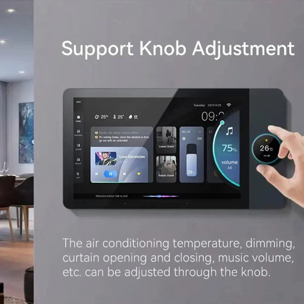 Tuya 6-12 Inch Knob Smart Hub &ndash; Built-In Zigbee Gateway