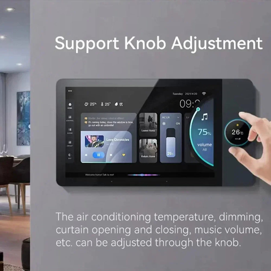 Tuya 6-12 Inch Knob Smart Hub &ndash; Built-In Zigbee Gateway