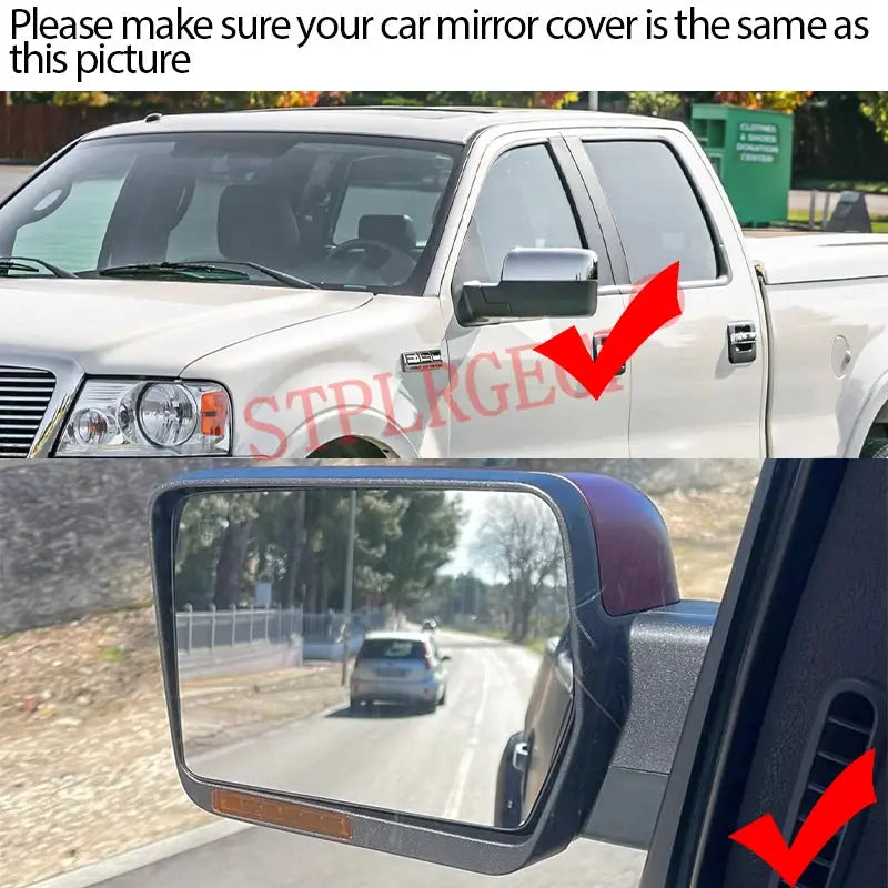Driver Rearview Side Mirror Lens Door Wing Mirrors Glass with Heating Parts Accessories for Ford F150 F-150 US Version 2004-2010 by InterCyprus Trading Ltd