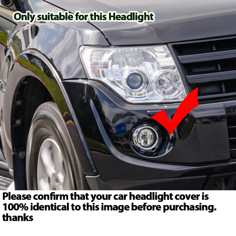 Διαυγής Φακός Φωτισμού για Mitsubishi Pajero V87 V93 V97 V80 NS NT NW NX 2007-20