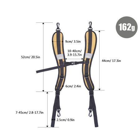 Oxford Cloth Backpack Strap With Belt &ndash; Easy Installation Khaki