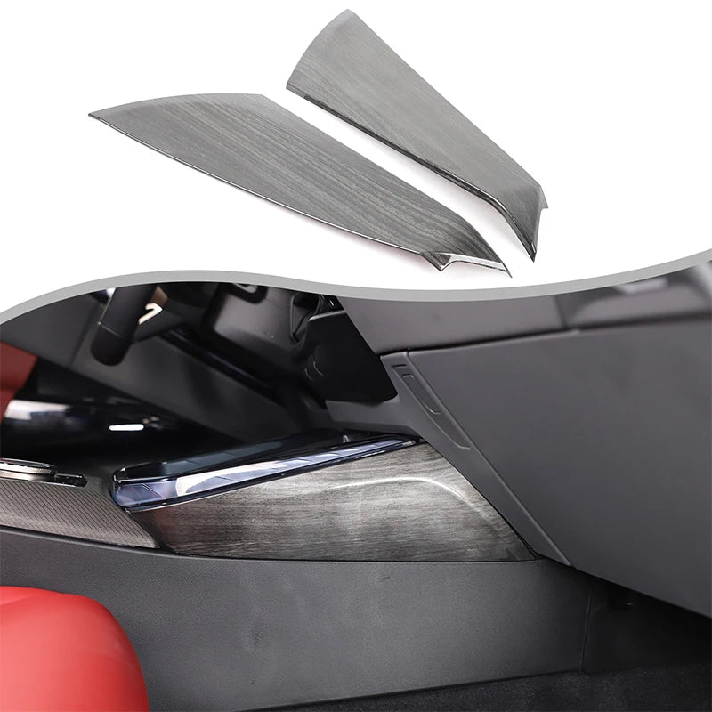 2Pcs ABS uhlíkových vlákien konzolový trim pre BMW X3 G45 2025