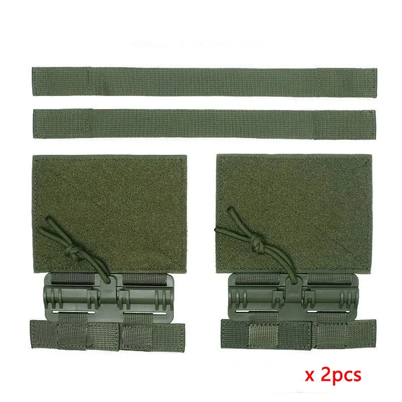 Tactical Quick Removal Vest Buckle Set &ndash; Easy Install Green 2pcs
