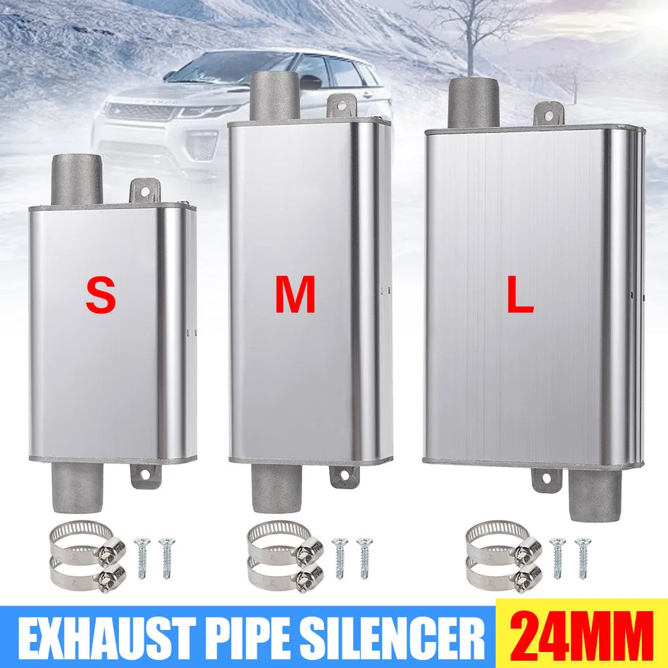Silenzioso per tubo di scarico del riscaldatore da parcheggio da 24 mm per riscaldatori diesel da 2 kW-8 kW