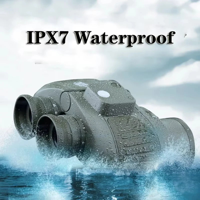 10x50 Marine Military Binoculars &ndash; Waterproof HD BAK4 Prism