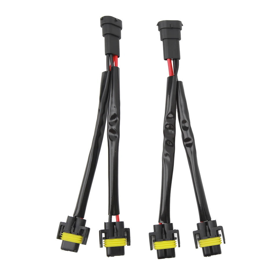 H11 H8 H9 Cablu de extensie, distribuitor de faruri cu 2 căi pentru camion