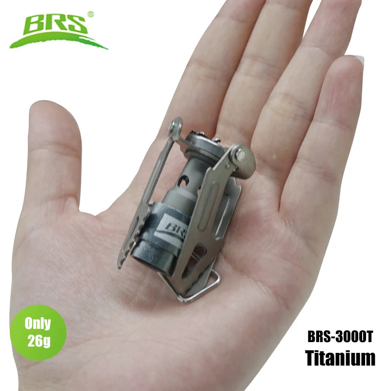 BRS-3000T Ultralight Titanium Gas Stove for Camping &amp; Hiking