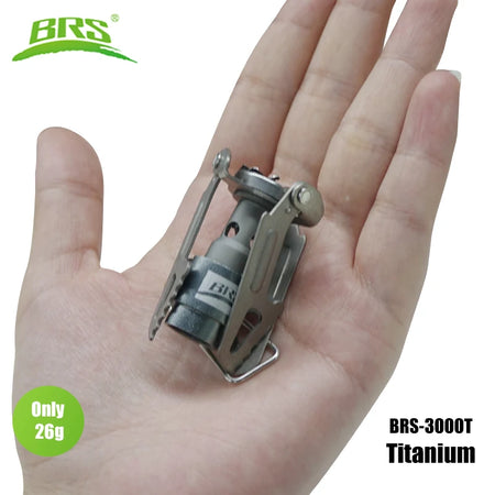 BRS-3000T Ultralight Titanium Gas Stove for Camping &amp; Hiking