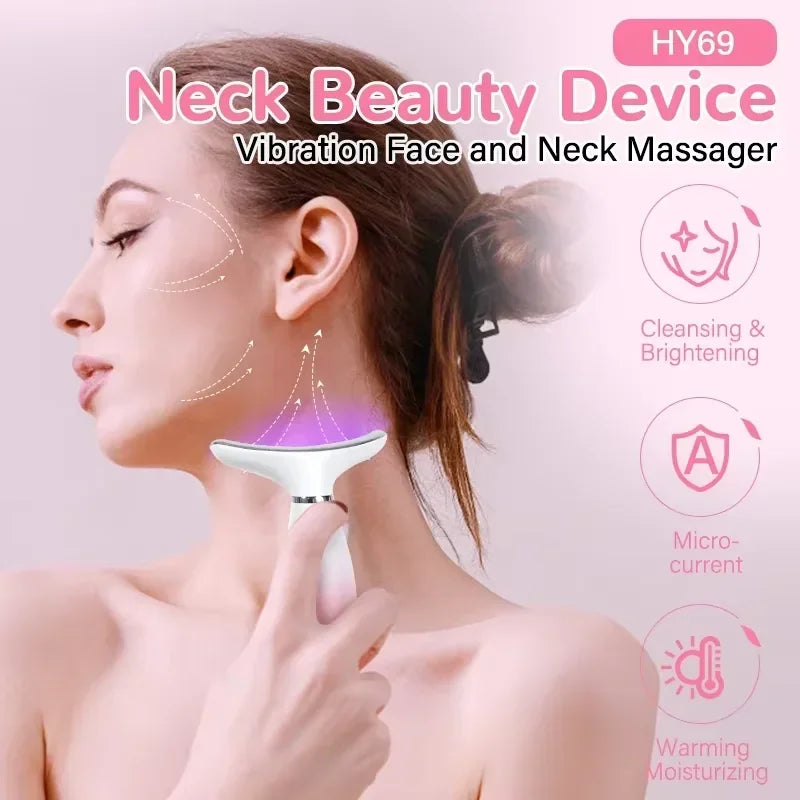 OIMG EMS Neck Face Lifting Massager with LED Photon Therapy
