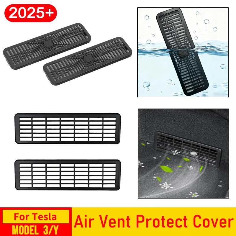 Luftutloppstäckning under sätesventilation för Tesla Model 3 och Model Y, Inredningstillbehör