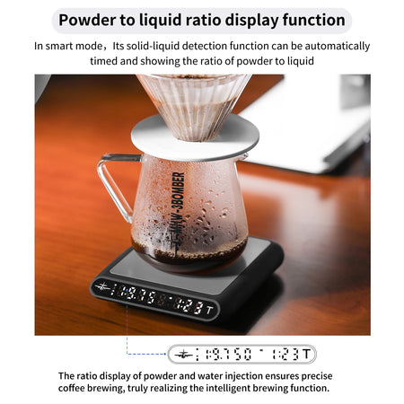 MHW-3BOMBER Coffee Scale With Timer &ndash; 0.1g Precision