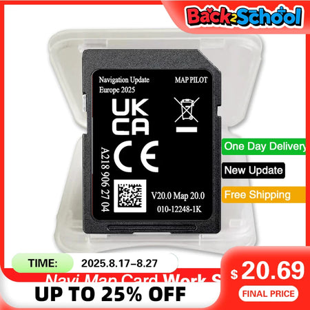 V20 Map Sat Nav SD Card for Mercedes A2189062704 &ndash; New Maps