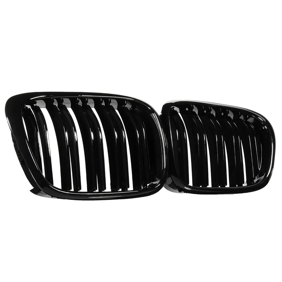 Frontgrill Hochglanz Schwarz ABS für BMW E39 5er Reihe 525 528