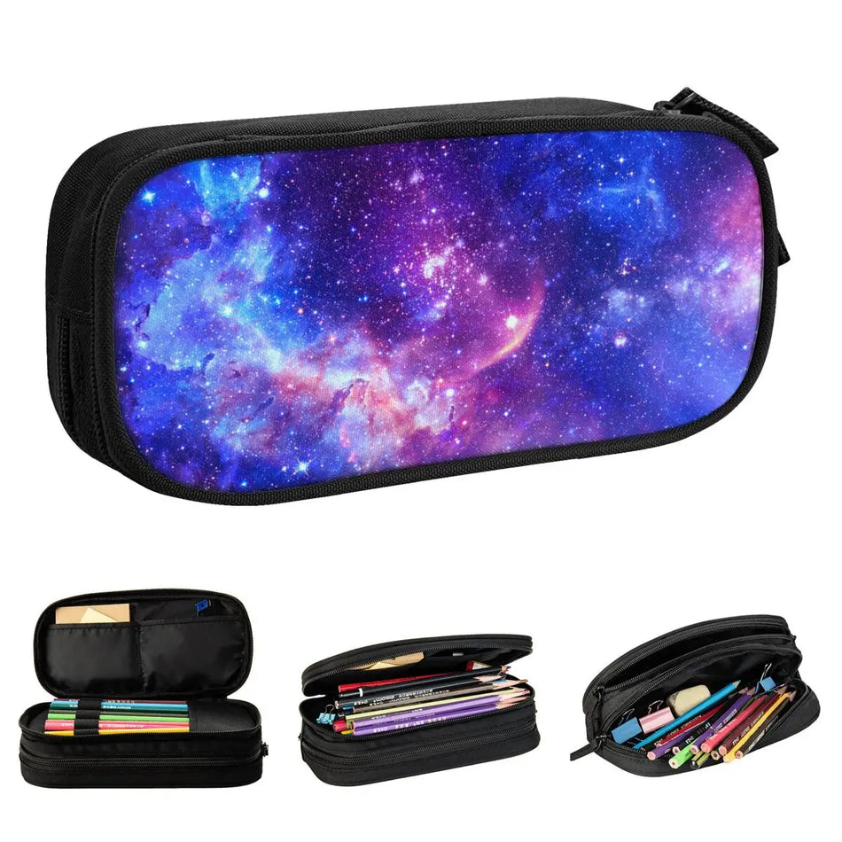 Cosmic Nebula Big Capacity Pencil Case