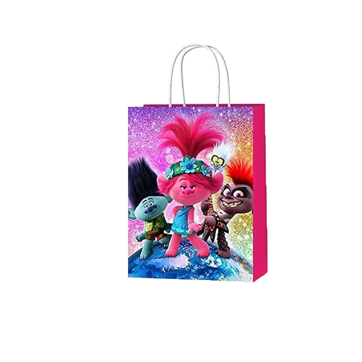 Trolls Candy Gift Handbag &ndash; Lovely Trolls Gift Bag Party