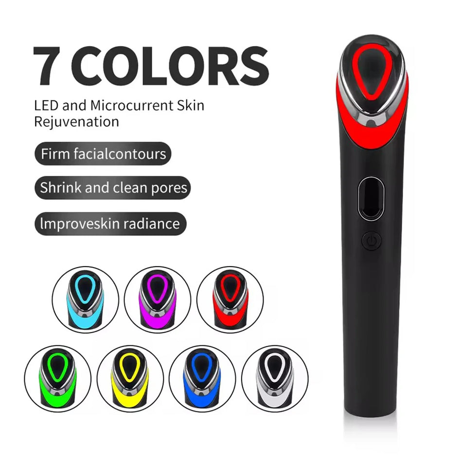 7 Colors Age-R Booster Pro Facial Massager &ndash; EMS Lift