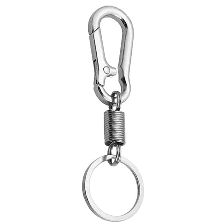 Zinc Alloy Spring Keychain Carabiner Hook - Versatile Climbing Accessory 1pcs