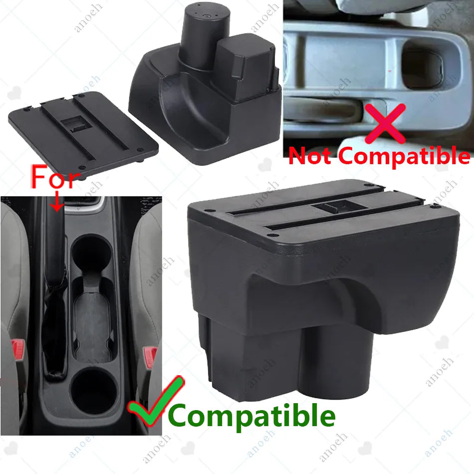 Center Console Armrest Storage Box For Chevrolet Sail 3 Aveo 3