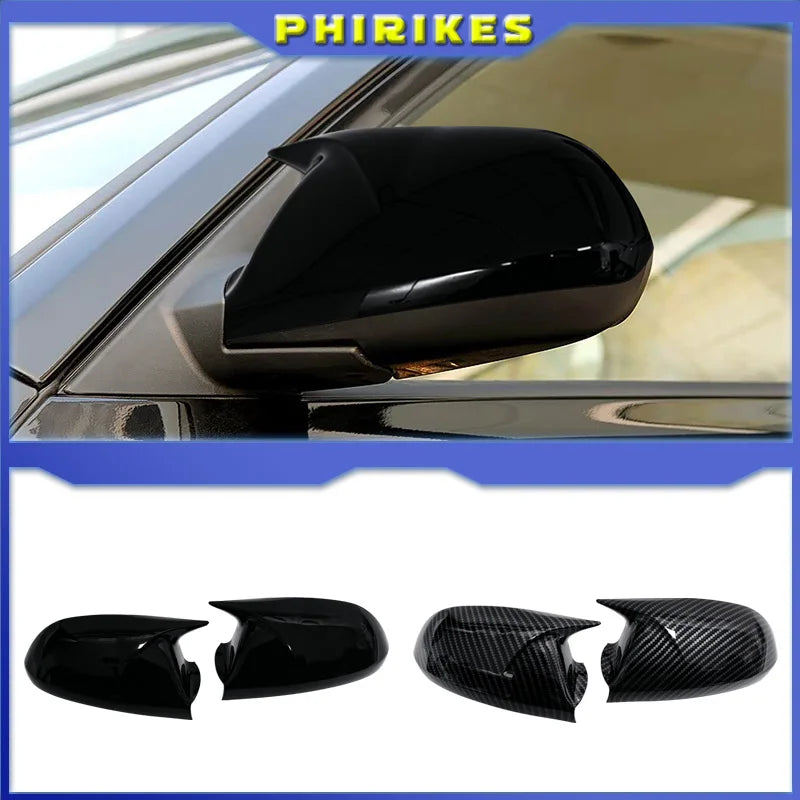 Καλύμματα Καθρεφτών Πλευράς Hyundai Elantra III XD2, Γυαλιστερή Μαύρη Εμφάνιση Άνθρακα