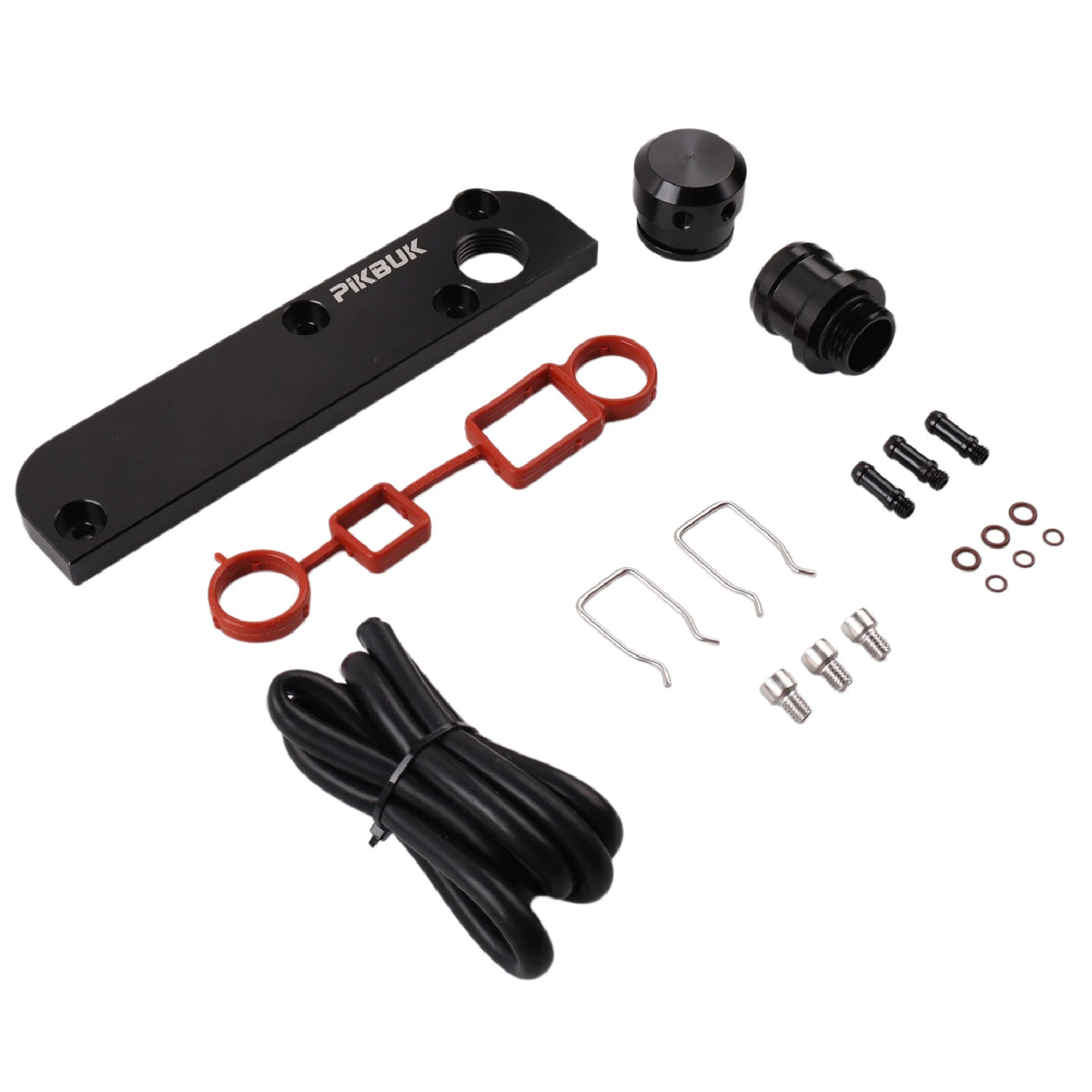 Billet Aluminum PCV Delete Plate Kit for VW Audi EA113 2.0T FSI by InterCyprus Trading Ltd