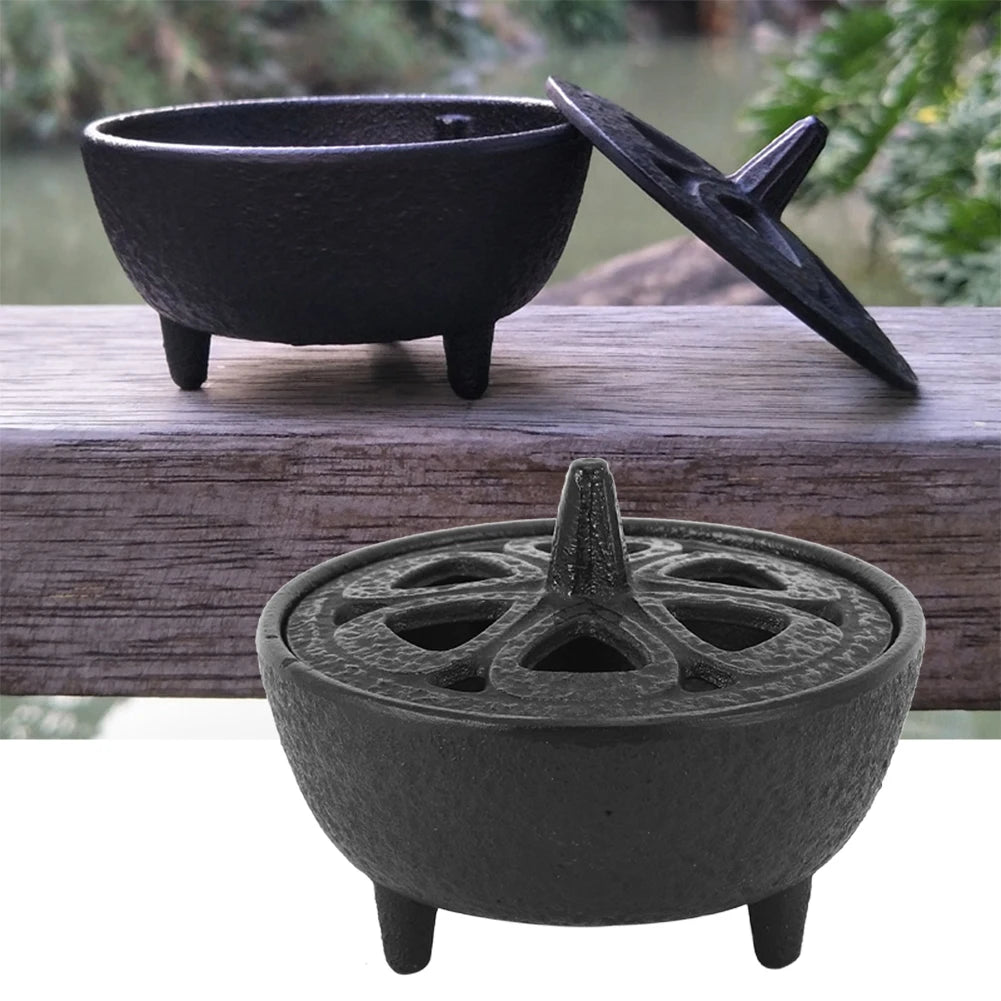 Household Supplies Incense Container &ndash; Lotus Shaped Iron