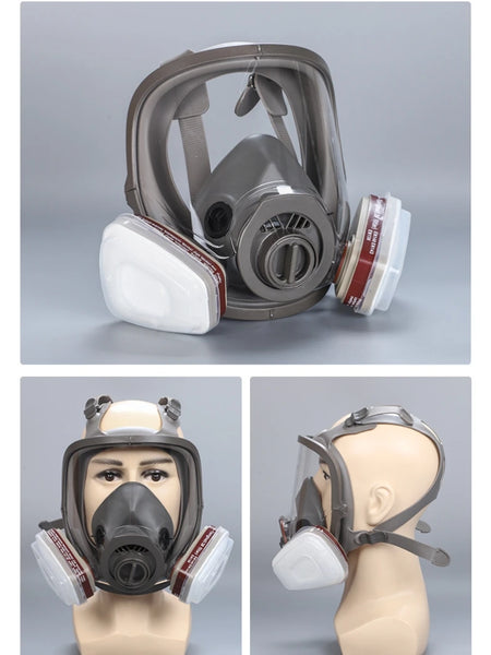 Full Face Gas Mask &ndash; Superior Chemical Protection with 40mm Filter