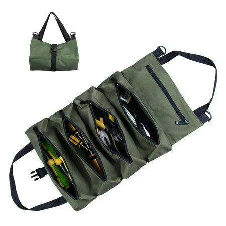 Portable Oxford Cloth Tool Bag &ndash; Car and Motorcycle Storage green