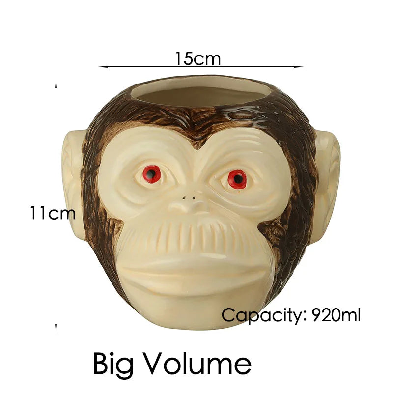 Hawaii Tiki Mugs Cocktail Cup - Eco Friendly Ceramic