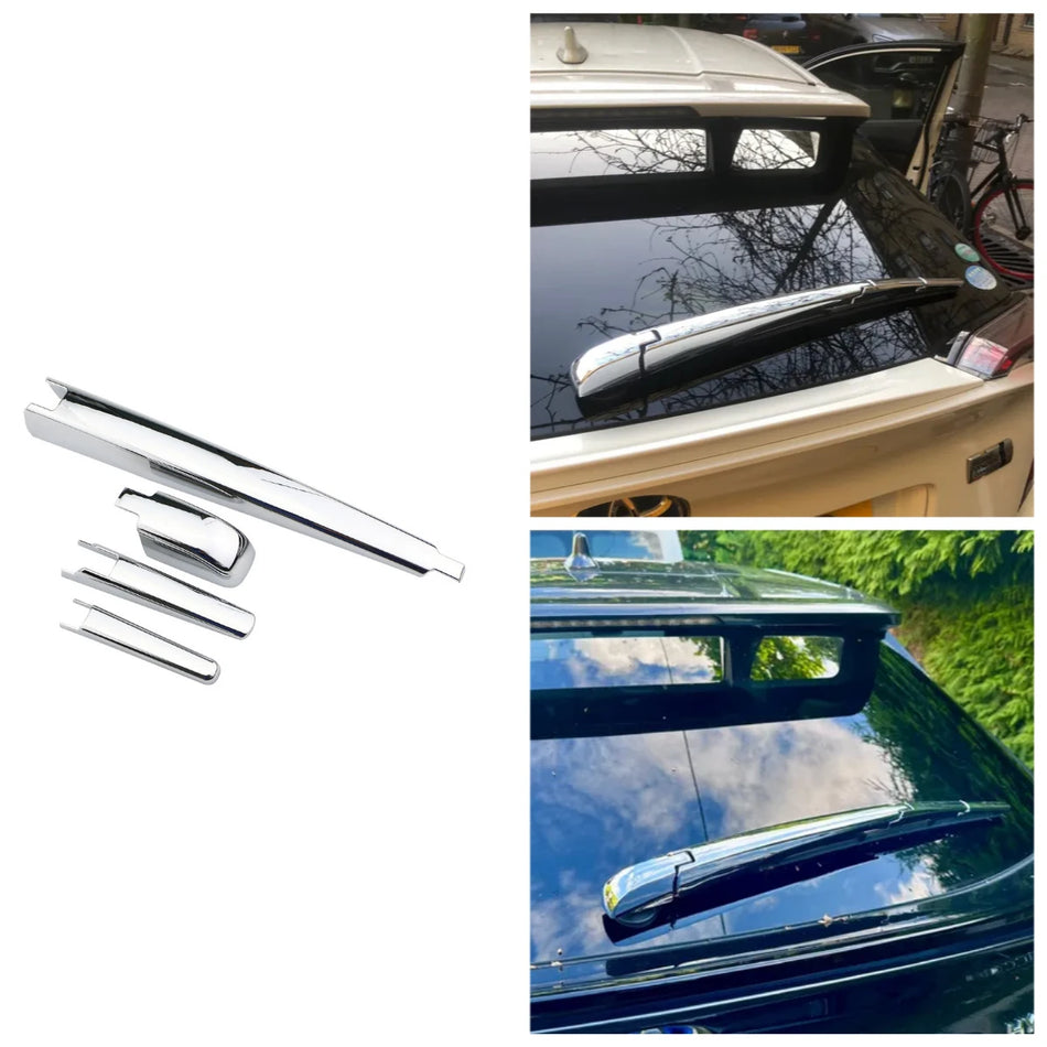 Cubierta de limpiaparabris trasero, decoración exterior de cromo ABS para Toyota CH-R 2016-2021