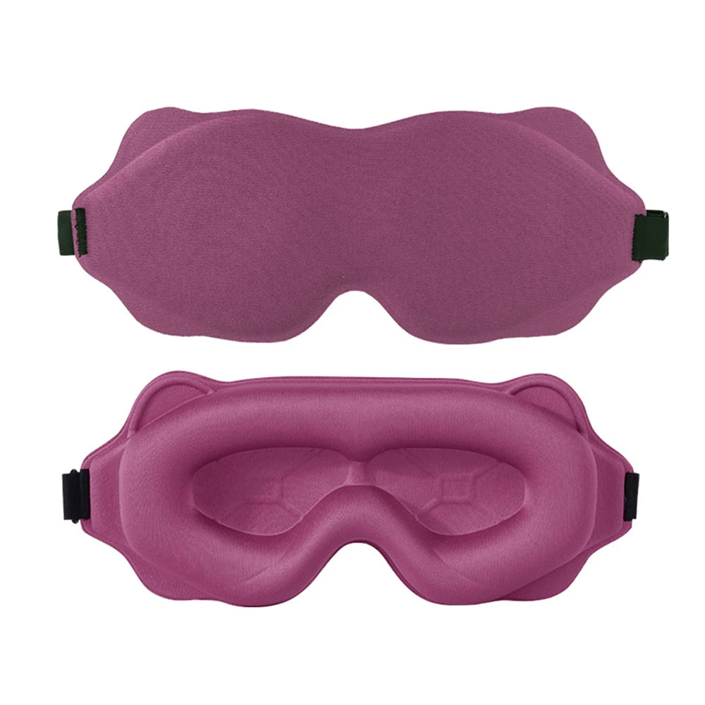 3D Sleeping Mask - Light Blocking, Soft Eye Mask for Travel &amp; Sleep Rose