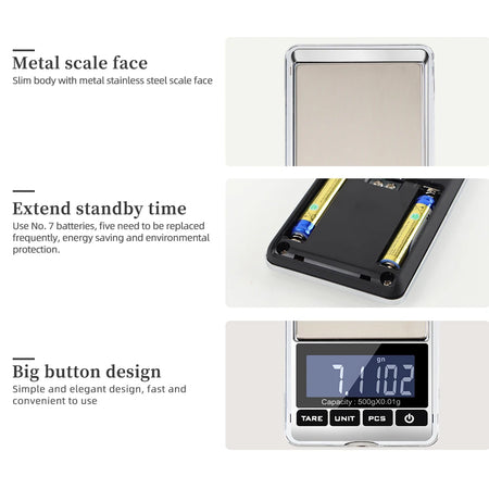 Electronic Jewelry Scale Balance &ndash; Ultra Precise 0.01/0.1g