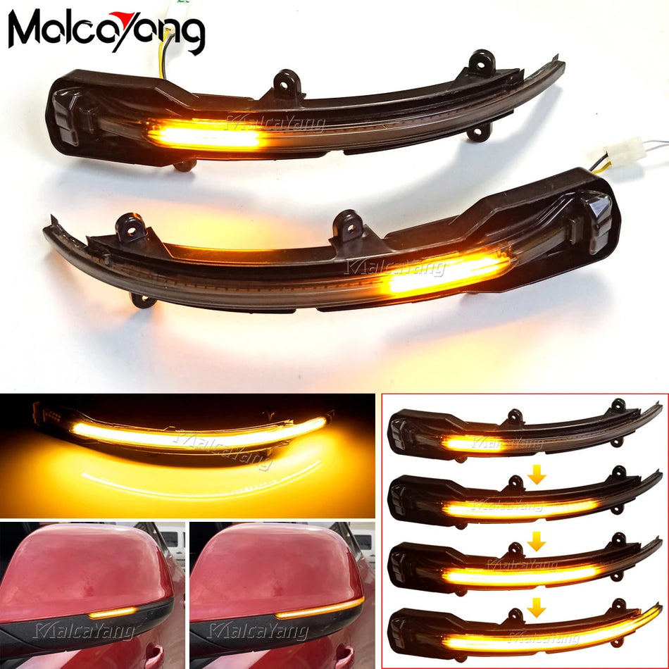 Side Mirror Flashing Light LED Dynamic Turn Signal Blinker Lamp For Audi Q5 SQ5 8R 2010 2014 2015 2016 2017 Q7 4L SQ7 Facelift