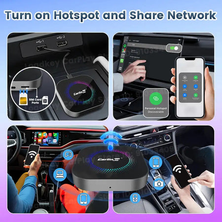 Carlinkit 128G Wireless CarPlay and Android Auto Adapter