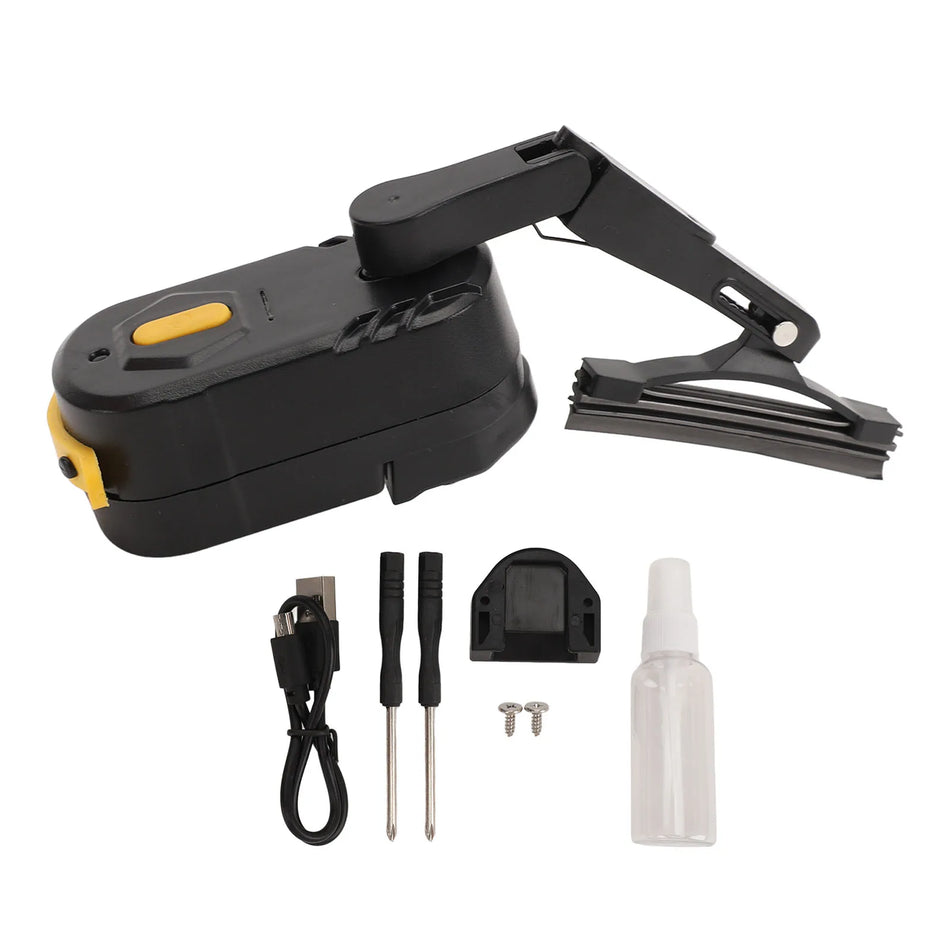 Motorcycle Helmet Wiper with Rechargeable 2 Speed, Universal Water Resistant
