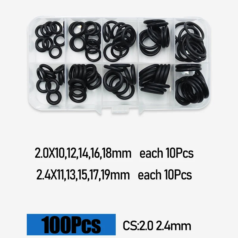 3230p Rubber O Ring Sealing Washer &ndash; Oil Resistant Durable Seal 100pcs / Metric
