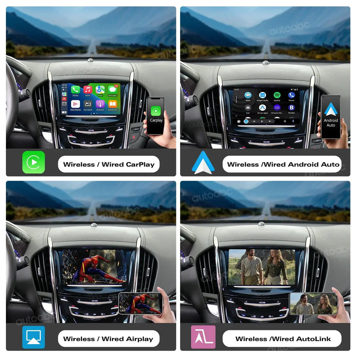 Wireless CarPlay Android Auto Decoder Box For Cadillac Buick Chevrolet GMC 2014-2020 With HMI 2.0 System Support Camera GPS BT by InterCyprus Trading Ltd