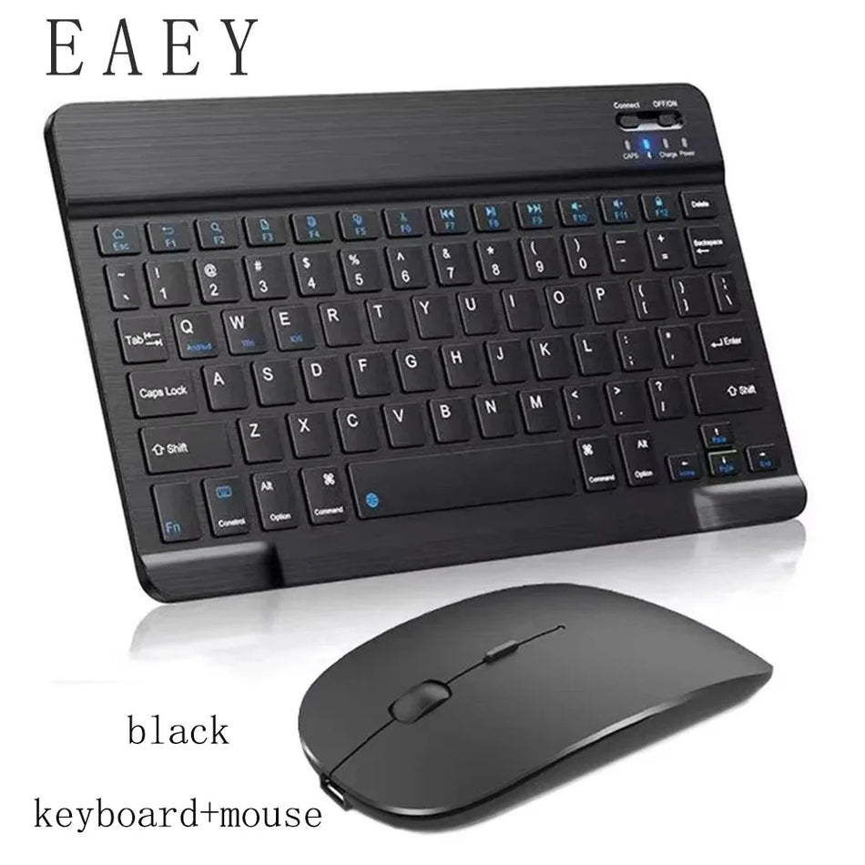 EAEY Mini Bluetooth Keyboard Mouse Combo &ndash; Travel Ready
