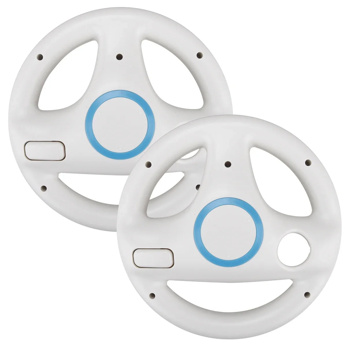 ONETOMAX Game Racing Steering Wheel &ndash; Ergonomic Design for Nintendo Switch 2pcs white