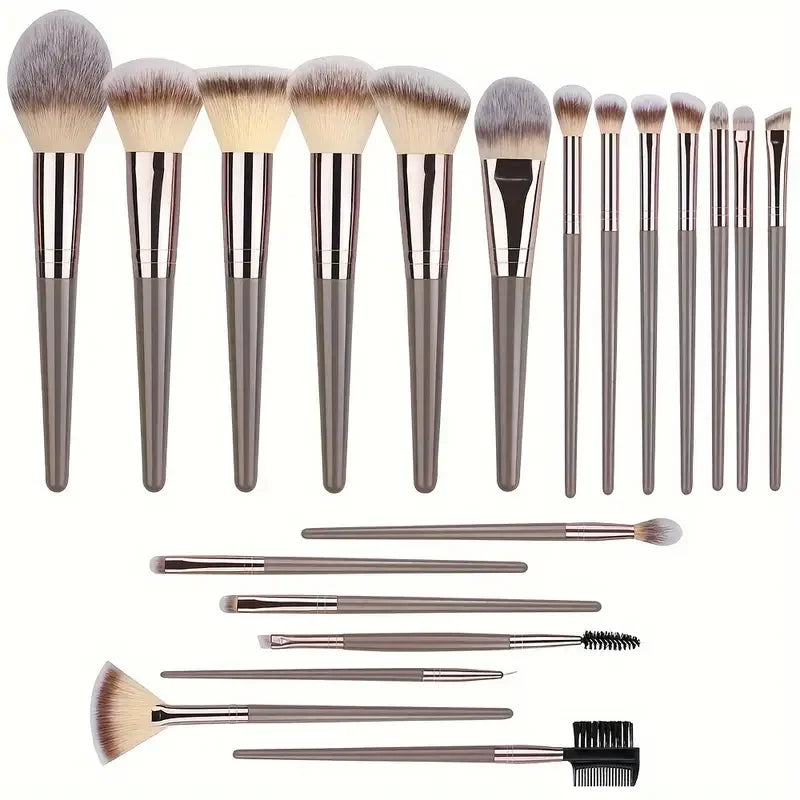 Professional Makeup Brushes Set - 3-20PCS Soft Fluffy Tools 20