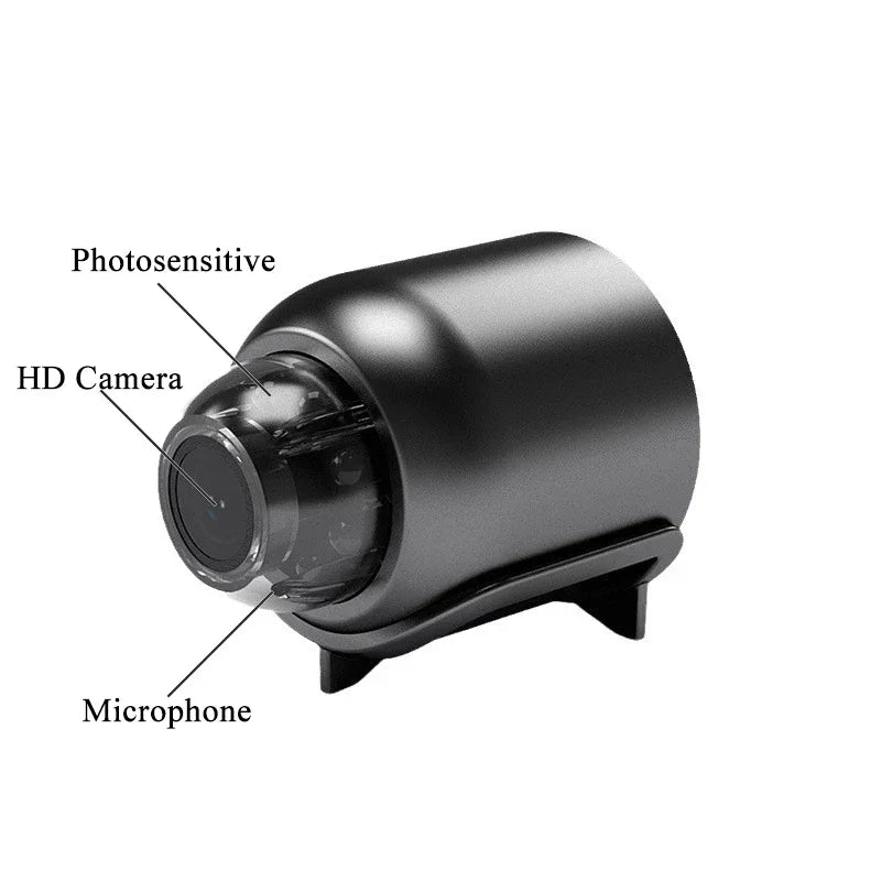 1080P Mini WiFi Camera with HD Night Vision - Ideal for Home Security &amp; Monitoring