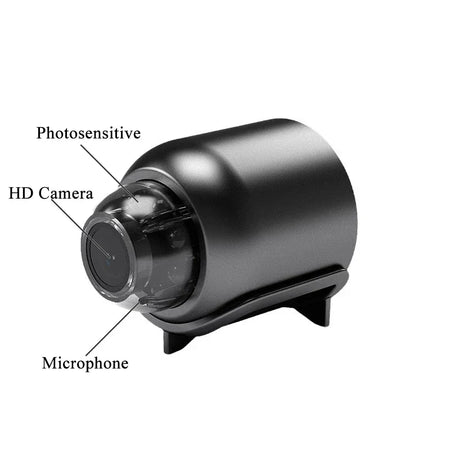 1080P Mini WiFi Camera with HD Night Vision - Ideal for Home Security &amp; Monitoring