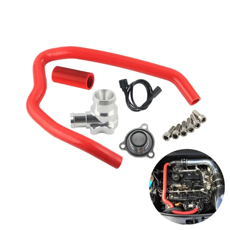 Diverterio vožtuvas turbo išmetimui Audi S3 ir VW Golf R 2.0 TFSI