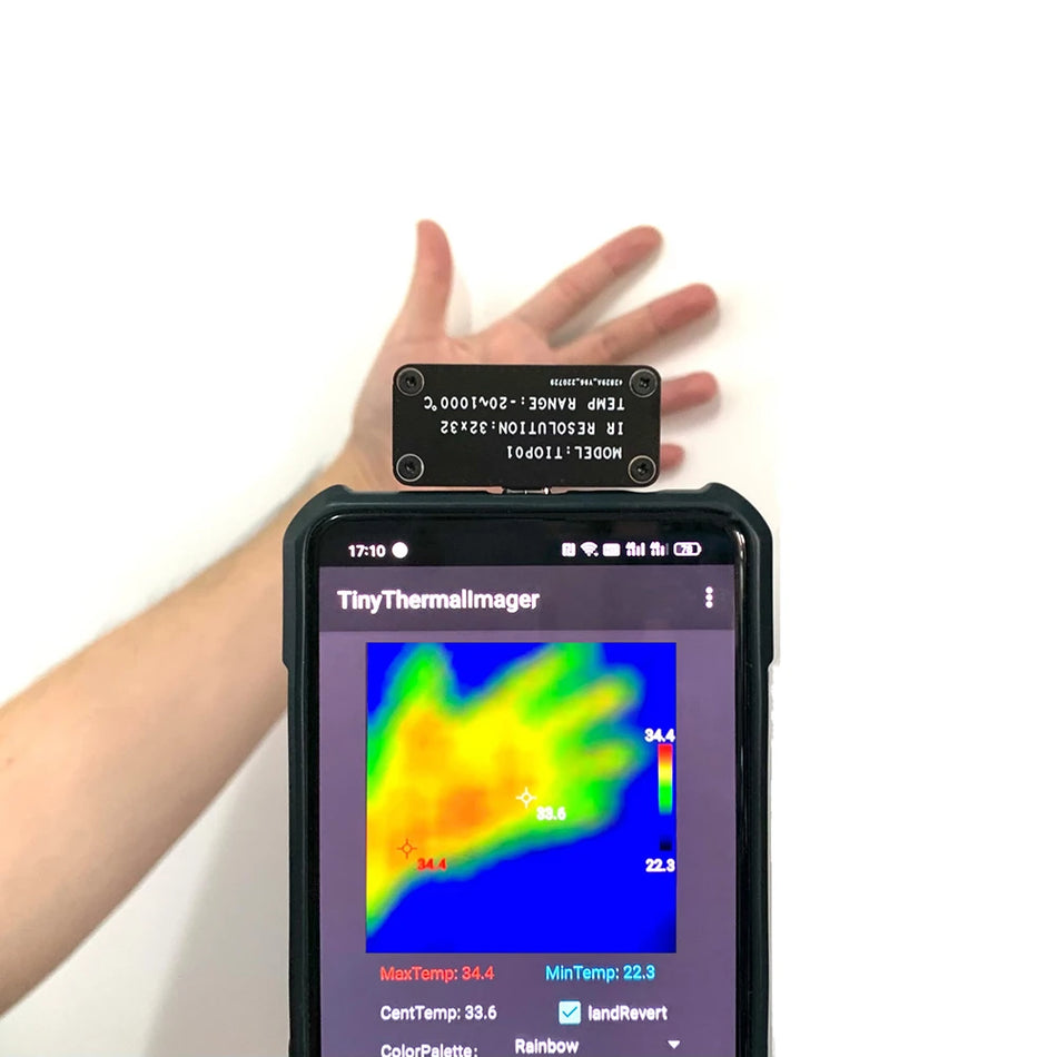 Thermal Imaging Camera for Android - Type-C Infrared Sensor with Temperature Measurement and High Accuracy